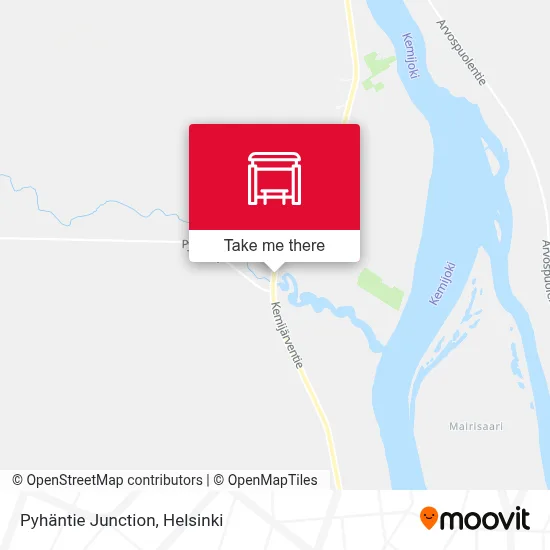 Pyhäntie Junction map