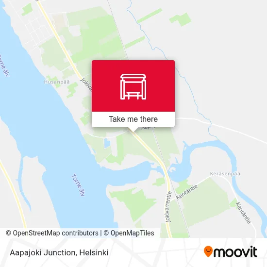 Aapajoki Junction map