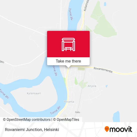 Rovaniemi Junction map