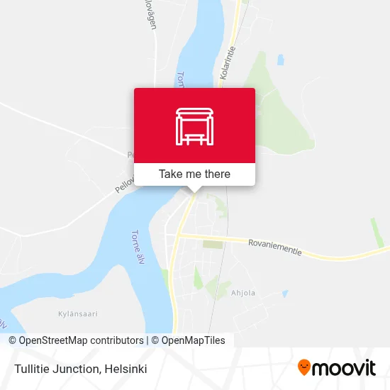 Tullitie Junction map