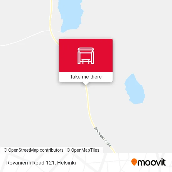 Rovaniemi Road 121 map