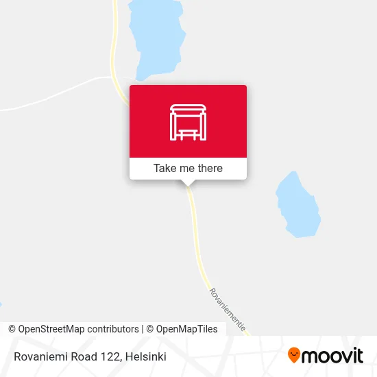 Rovaniemi Road 122 map