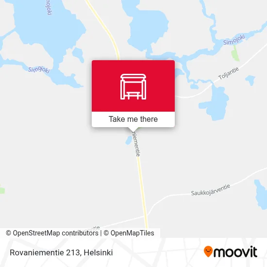 Rovaniementie 213 map