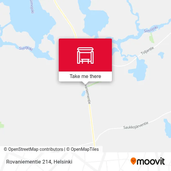 Rovaniementie 214 map