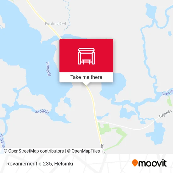 Rovaniementie 235 map