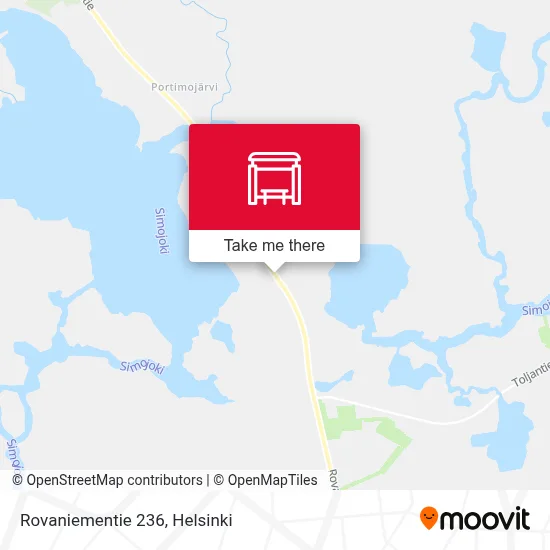 Rovaniementie 236 map