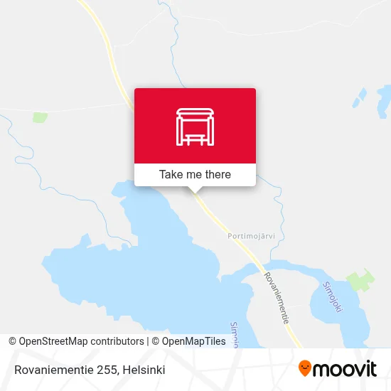 Rovaniementie 255 map