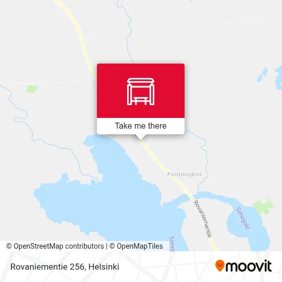 Rovaniementie 256 map