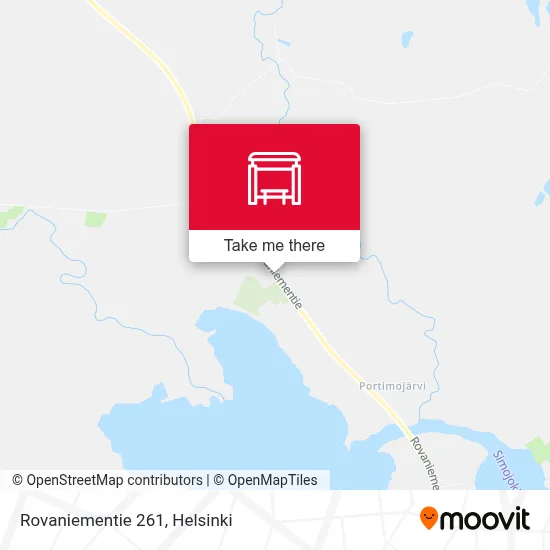 Rovaniementie 261 map