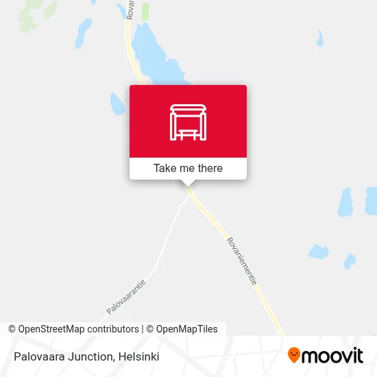 Palovaara Junction map