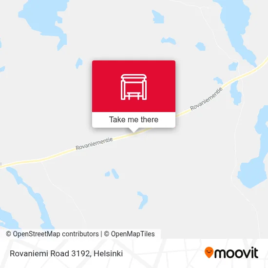 Rovaniemi Road 3192 map