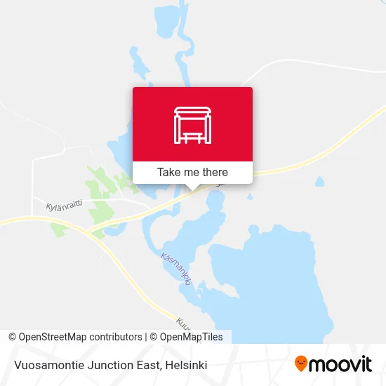 Vuosamontie Junction East map