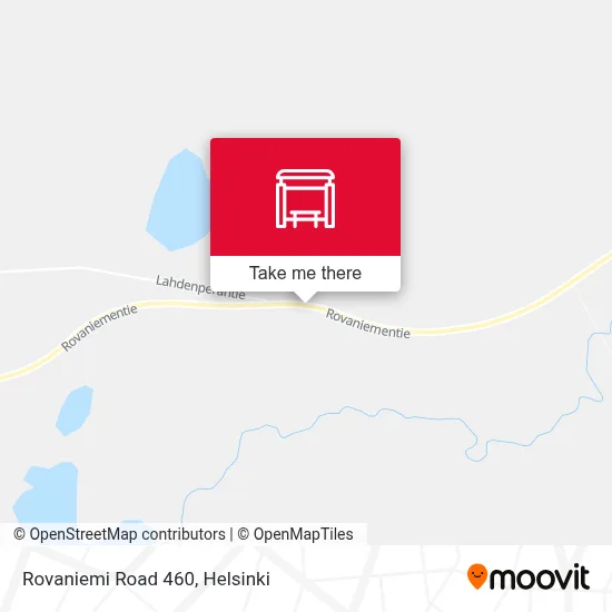 Rovaniemi Road 460 map