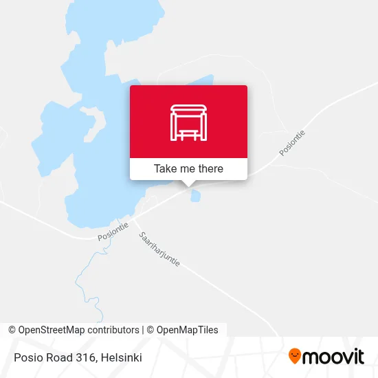 Posio Road 316 map