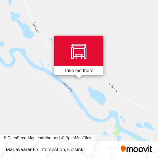 Marjavaarantie Intersection map