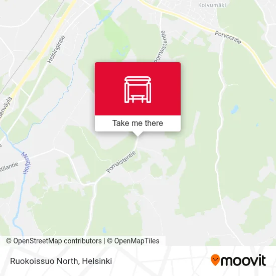 Ruokoissuo North map