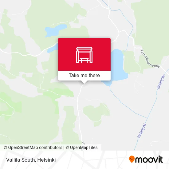 Vallila South map
