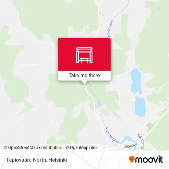 Tapiovaara North map
