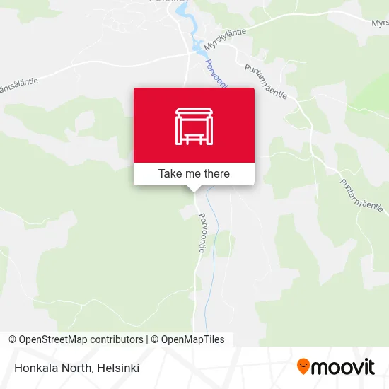 Honkala North map