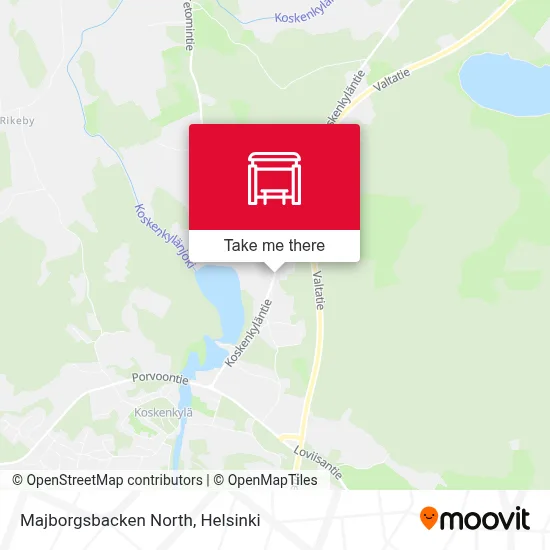 Majborgsbacken North map