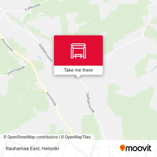 Rauhamaa East map