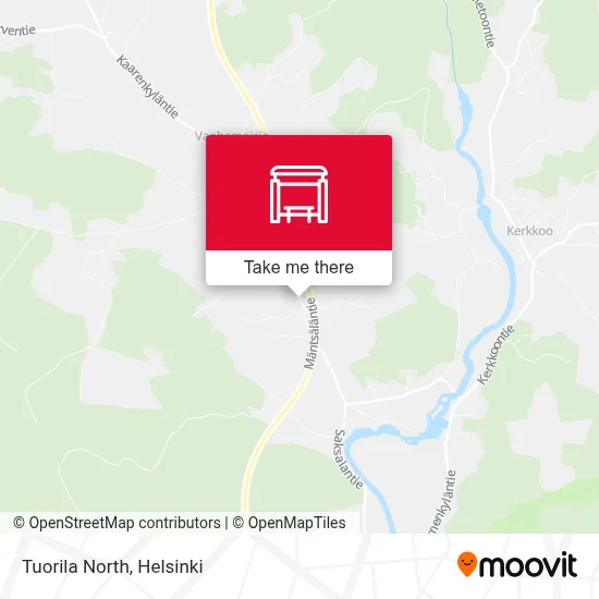 Tuorila North map