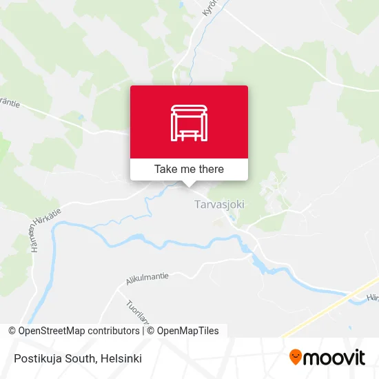 Postikuja South map