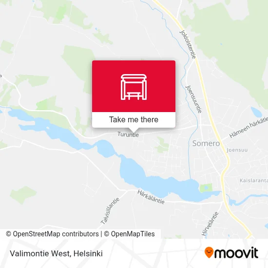 Valimontie West map