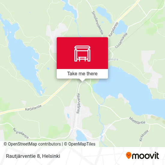 Rautjärventie 8 map