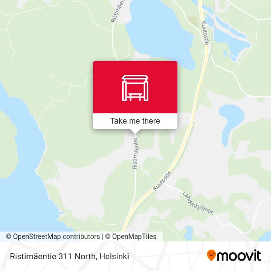 Ristimäentie 311 North map