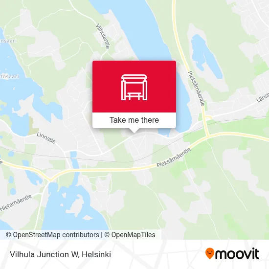 Vilhula Junction W map