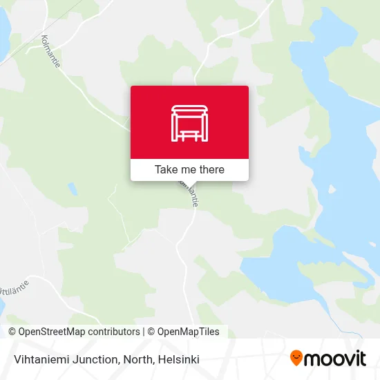 Vihtaniemi Junction, North map