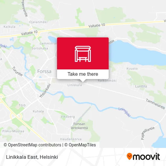 Linikkala East map