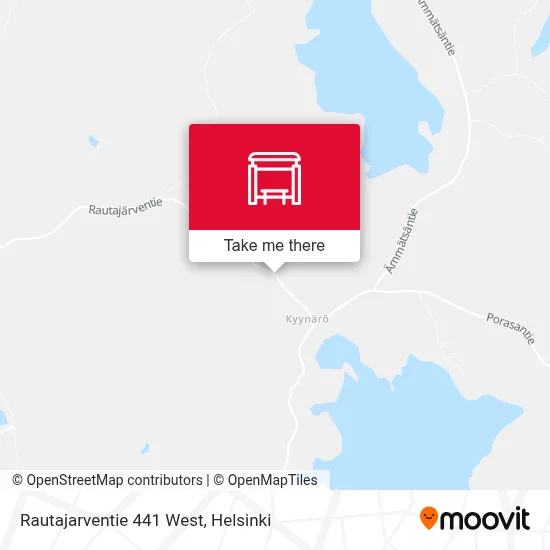 Rautajarventie 441 West map