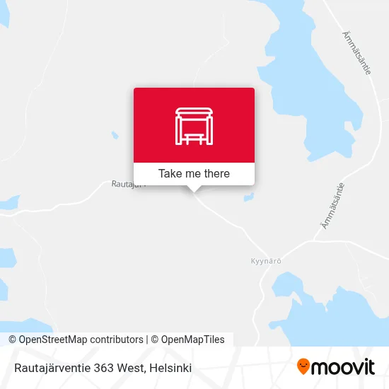 Rautajärventie 363 West map