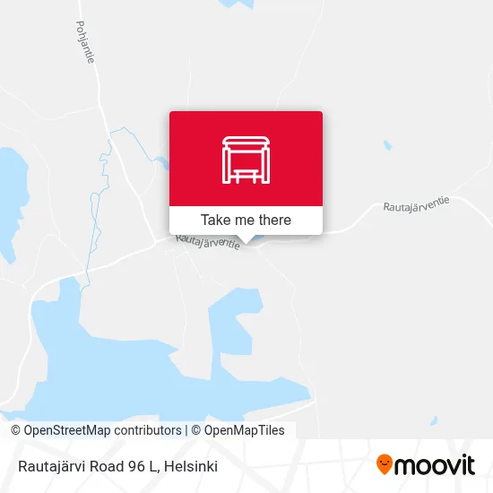 Rautajärvi Road 96 L map
