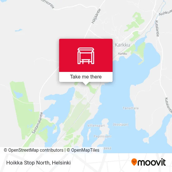 Hoikka Stop North map