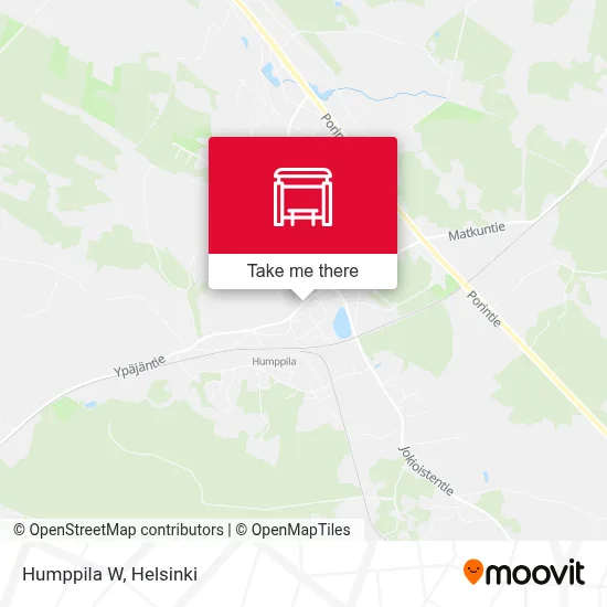 Humppila W map
