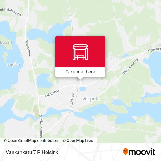 Vankankatu 7 P map