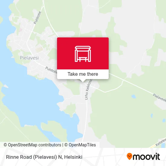 Rinne Road (Pielavesi) N map