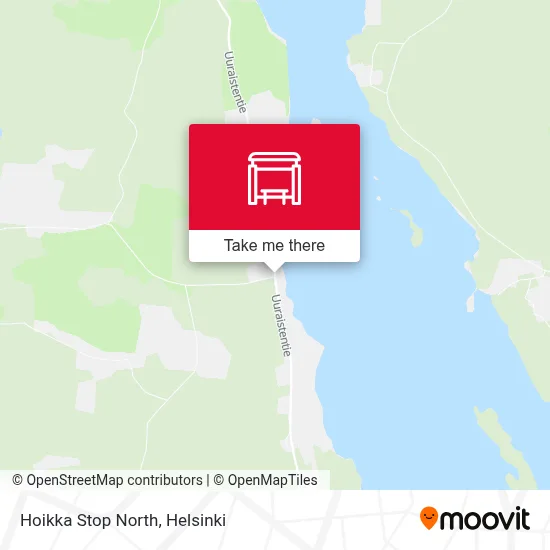 Hoikka Stop North map