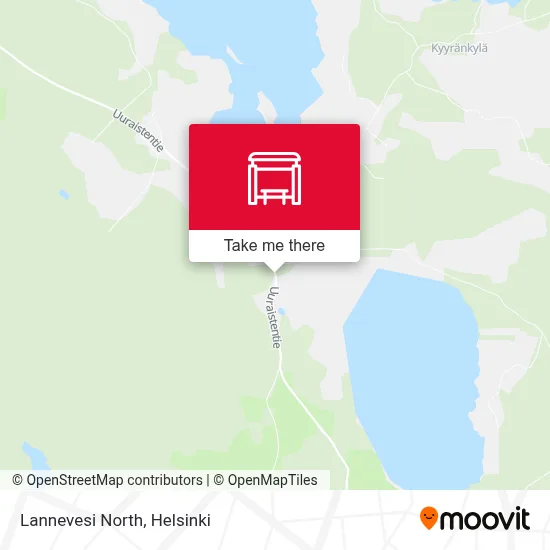 Lannevesi North map