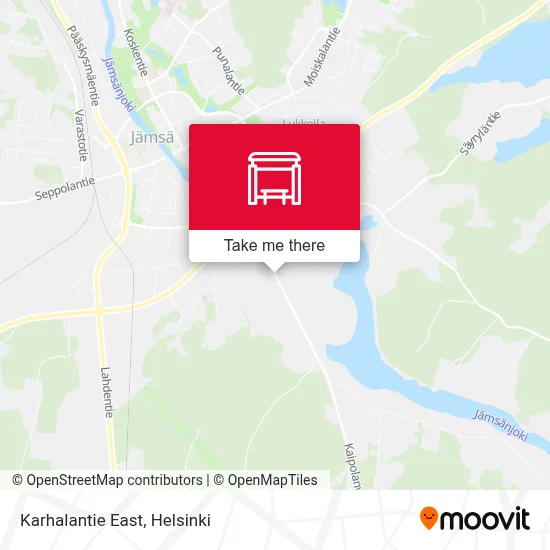 Karhalantie East map