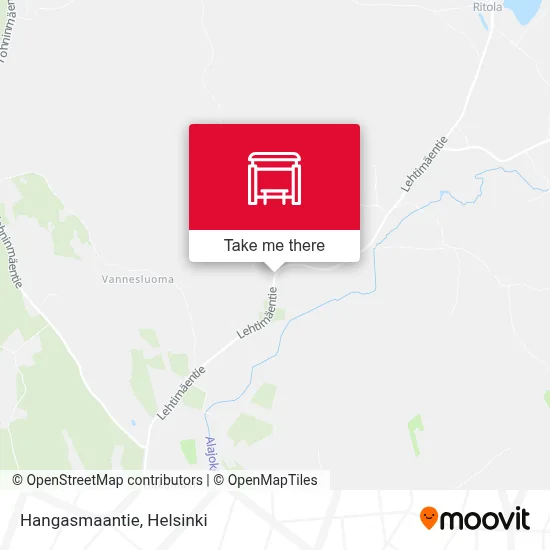Hangasmaantie map