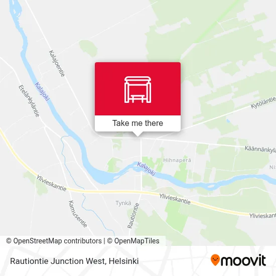 Rautiontie Junction West map