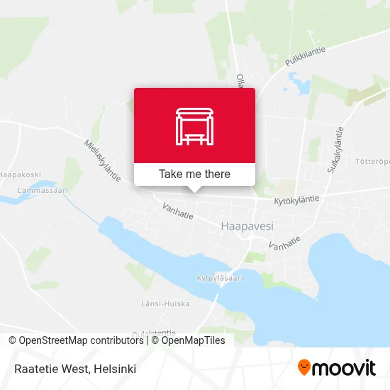 Raatetie West map