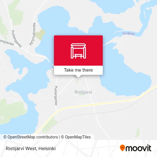 Ristijärvi West map