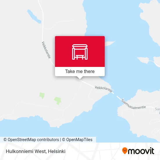 Hulkonniemi West map