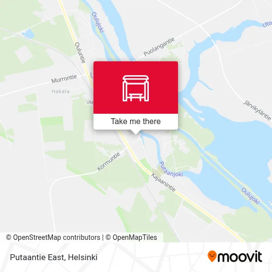 Putaantie East map