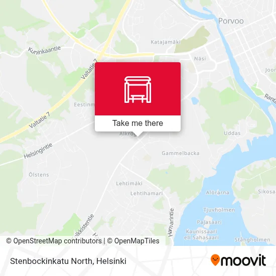 Stenbockinkatu North map